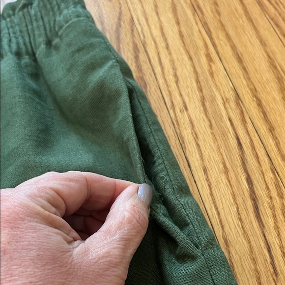 J.Crew Scalloped Hem Elastic Waist Skirt – Green – Size 8 - Picture 5 of 7